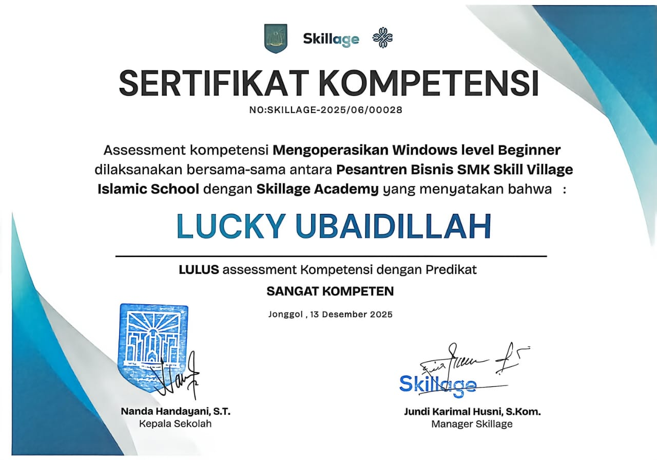 Sertifikat Windows
